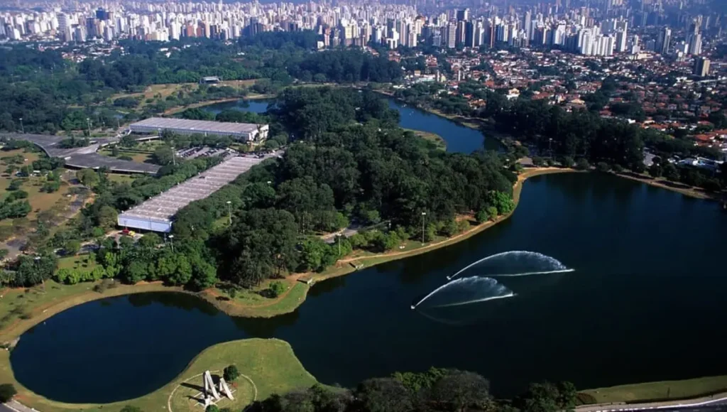 Parque do Ibirapuera em São Paulo